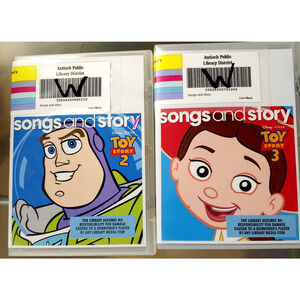 Disney Songs and Story: Toy Story 2 and 3-Set of 2 Audiobook Music CD